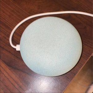 Google Home Mini Smart Speaker in Light Blue